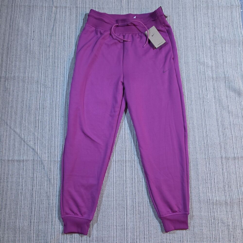NWT Nike Therma-FIT One High Waist Hot Fuchsia 7/8 Joggers Women M FB5431-518